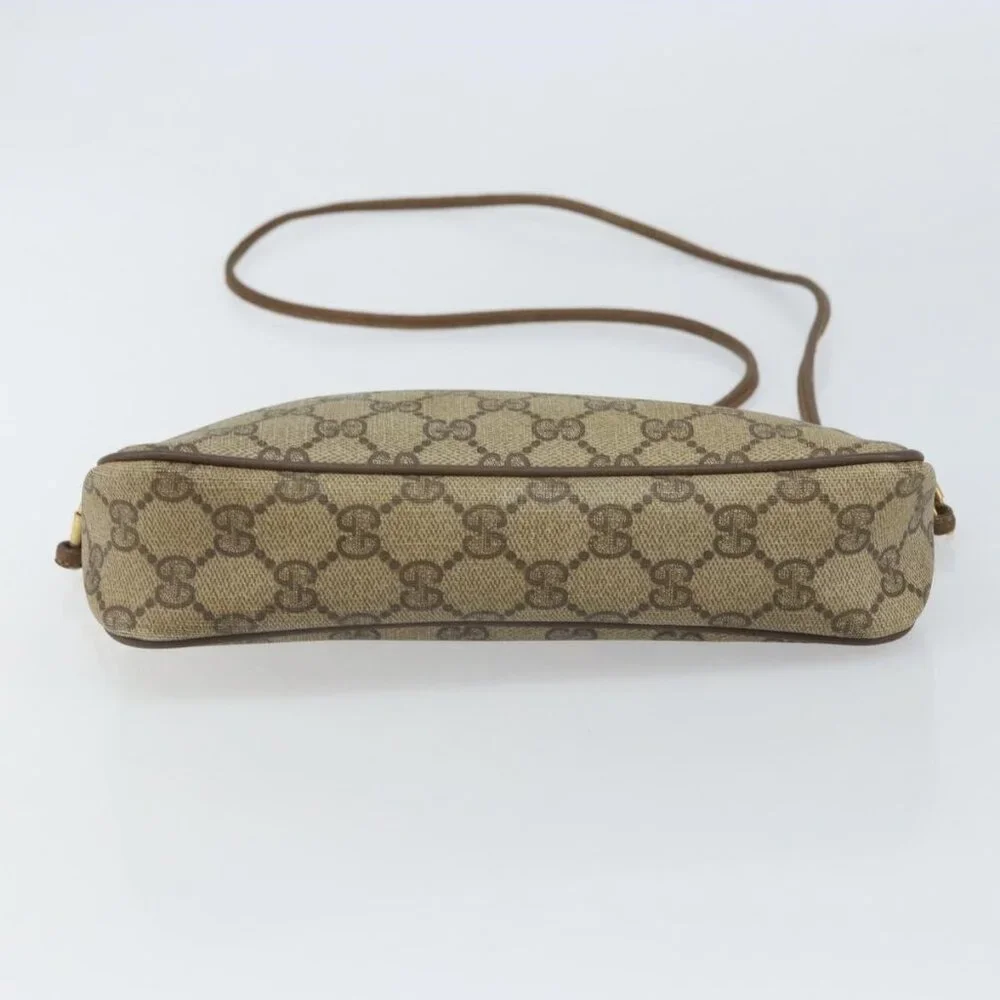 Authentic GUCCI GG Supreme Shoulder Bag PVC Beige Gold 56 02 068 - Picture 16 of 16